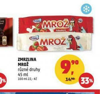Penny Market Zmrzlina mrož nabídka