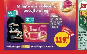 Penny Market Perwoll speciální prací prostředek nabídka