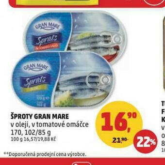Penny Market Šproty gran mare nabídka