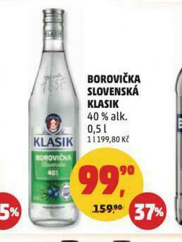 Penny Market Borovička slovenská klasik nabídka