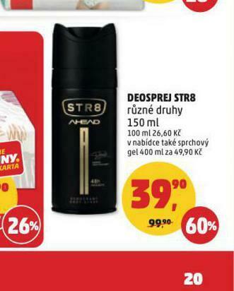 Penny Market Str8 deosprej nabídka