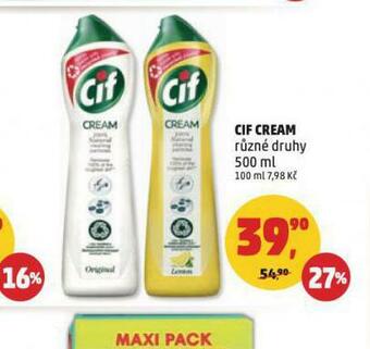 Penny Market Cif cream nabídka