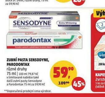 Penny Market Parodontax zubní pasta nabídka