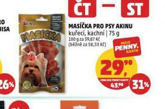 Penny Market Akinu masíčka pro psy nabídka