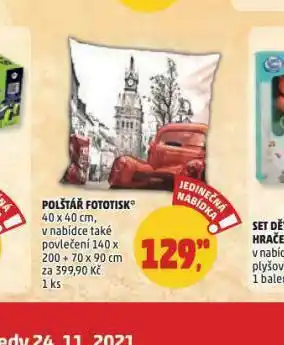 Penny Market Polštář fototisk nabídka