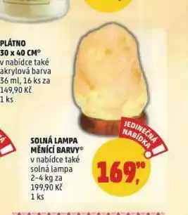 Solární lampa měnící barvy