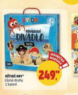 Penny Market Dětské hry nabídka