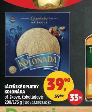 Penny Market Lázeňské oplatky kolonáda nabídka