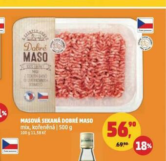 Penny Market Masová sekaná mix, kořeněná nabídka