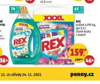 Penny Market Rex prací prostředek nabídka