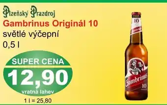 PLUS JIP Gambrinus Originál 10 nabídka