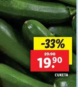 Lidl Cuketa nabídka