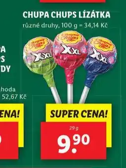 Lidl Chupa chups lízátka nabídka