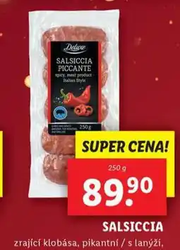 Lidl Salsiccia nabídka