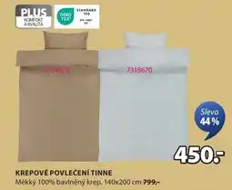 JYSK Krepové povlečení tinne nabídka