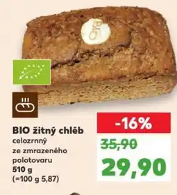 Kaufland BIO žitný chléb nabídka
