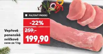 Kaufland Vepřová panenská svíčková nabídka