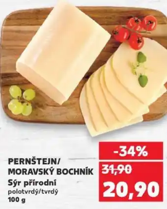 Kaufland PERNŠTEJN/ MORAVSKÝ BOCHNÍK Sýr přírodní nabídka