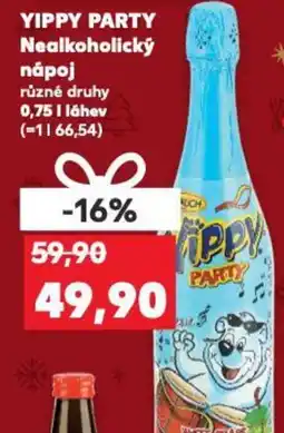 Kaufland YIPPY PARTY Nealkoholický nápoj nabídka