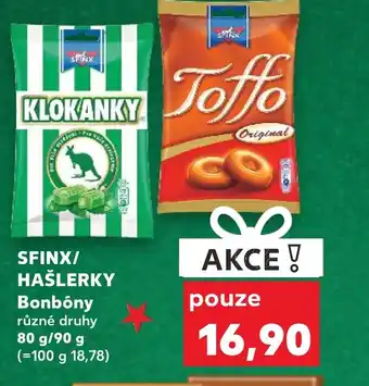 Kaufland SFINX/ Hašlerky bonbóny nabídka