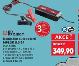 Kaufland MY PROJECT Nabíječka autobaterií MPLGD 5.0 E4 nabídka