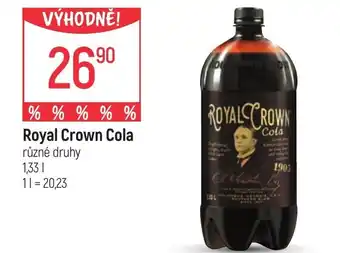 Globus ROYAL CROWN Cola nabídka