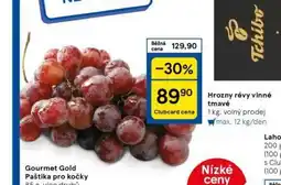 Tesco Hrozny révy vinné tmavé nabídka