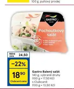 Tesco Gastro balený salát nabídka