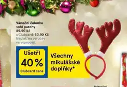 Vánoční čelenka