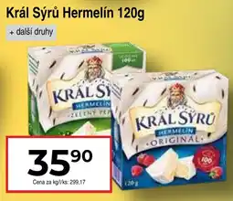 Hruška Král Sýrů Hermelín nabídka