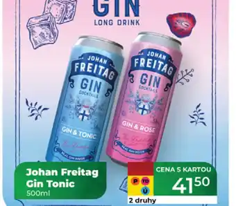 Tamda Foods Johan Freitag Gin Tonic nabídka