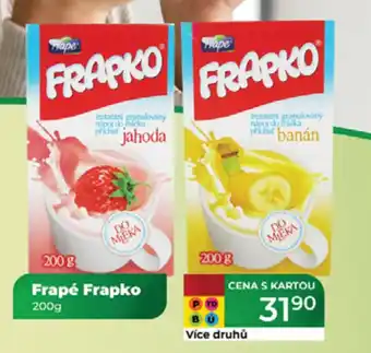 Tamda Foods Frapé Frapko nabídka