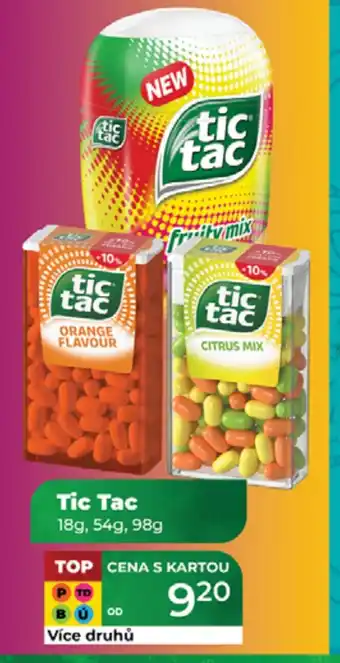 Tamda Foods Tic Tac nabídka