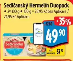Albert Sedlčanský Hermelín Duopack nabídka
