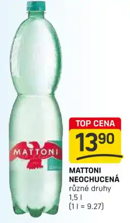 Flop MATTONI Neochucena nabídka