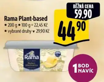 Albert Rama Plant-based nabídka