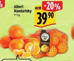 Albert Mandarinky nabídka