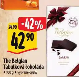 Albert The belgian tabulková čokoláda nabídka