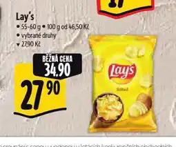 Albert Lay's chipsy nabídka