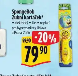 Albert Spongebob zubní kartáček nabídka
