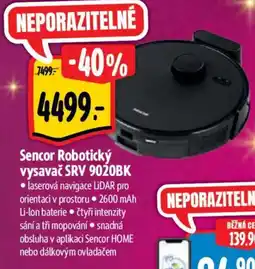 Albert SENCOR Robotický vysavač SRV 9020BK nabídka