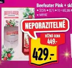 Albert BEEFEATER Pink + sklenička nabídka