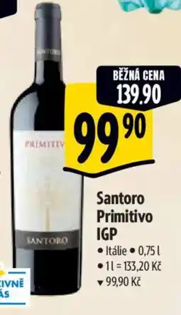 Albert Santoro Primitivo IGP nabídka