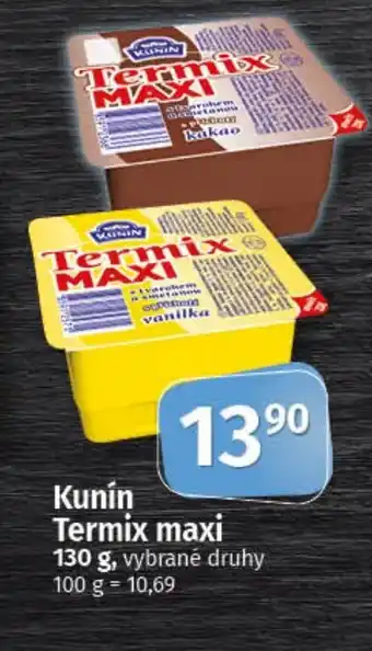 COOP TIP Kunín Termix maxi nabídka