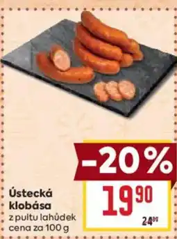 Billa Ústecká klobása nabídka