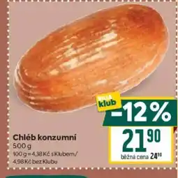 Billa Chléb konzumní nabídka