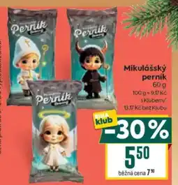 Billa Mikulášský perník nabídka