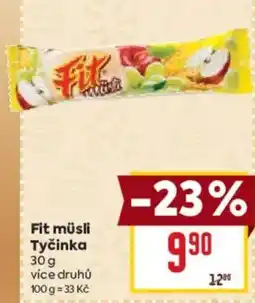 Billa Fit müsli Tyčinka nabídka