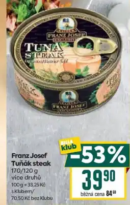 Billa Franz Josef Tuňák steak nabídka
