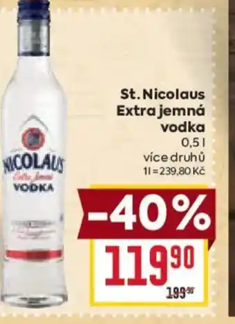 Billa St. Nicolaus Extra jemná vodka nabídka